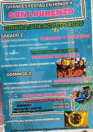 Fechas, información, programa, cartel, imágenes, mapa y ubicación de San Lourenzo de Goián  en  Tomiño
