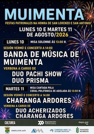 Fechas, información, programa, cartel, imágenes, mapa y ubicación de San Lourenzo de Muimenta (2026)  en  Lalín