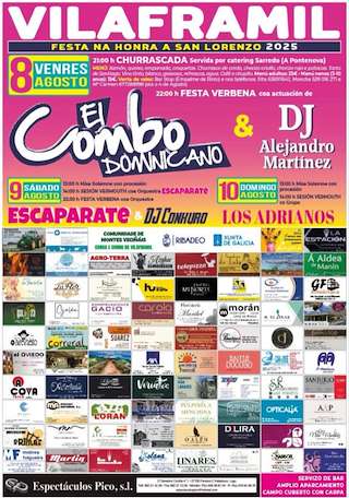 Fechas, información, programa, cartel, imágenes, mapa y ubicación de San Lourenzo de Vilaframil  en  Ribadeo