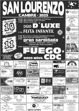 Fechas, información, programa, cartel, imágenes, mapa y ubicación de San Lourenzo e o Santísimo Sacramento  en  Cambre