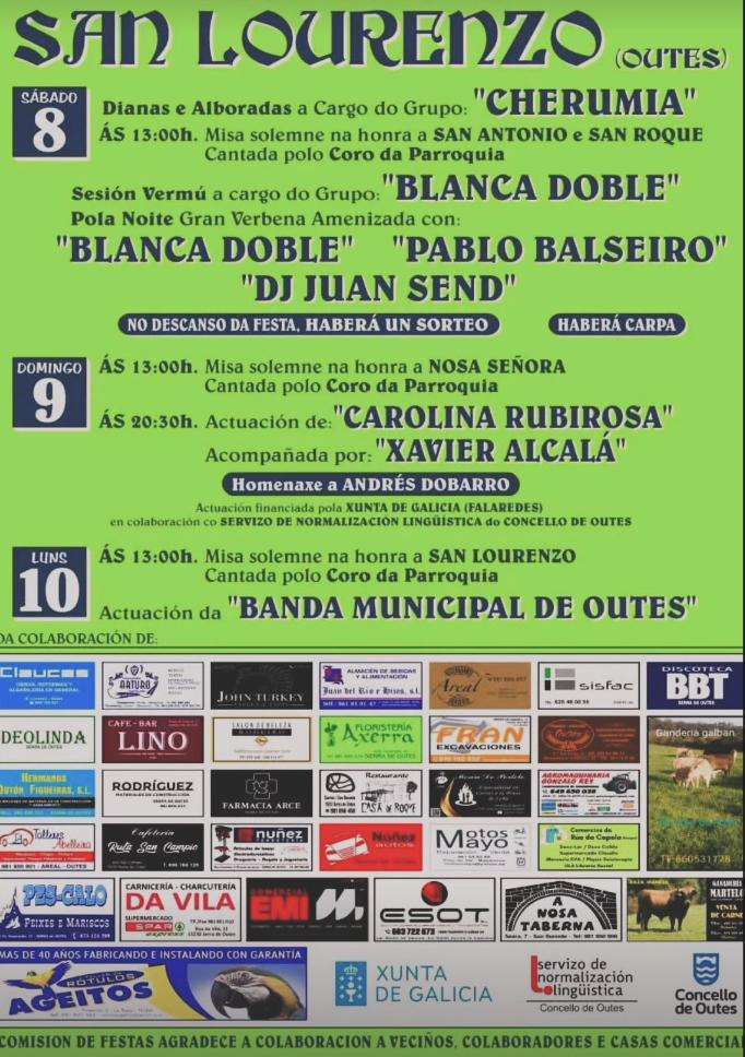 San Lourenzo, San Roque, San Antón e Nosa Señora (2026) en Outes