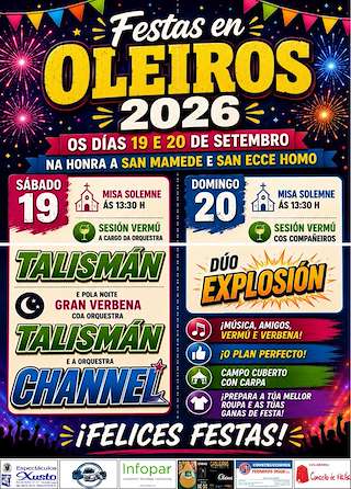 Fechas, información, programa, cartel, imágenes, mapa y ubicación de San Mamed e San Ecce-Homo de Oleiros (2026) en Vilalba