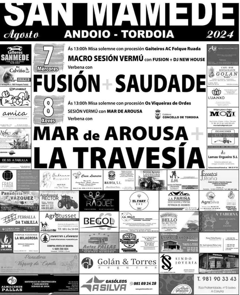 San Mamede de Andoio (2025) en Tordoia