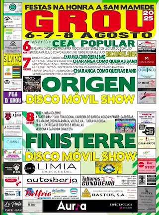 Fechas, información, programa, cartel, imágenes, mapa y ubicación de San Mamede de Grou  en  Lobios