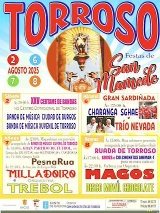 Fechas, información, programa, cartel, imágenes, mapa y ubicación de San Mamede de Torroso  en  Mos