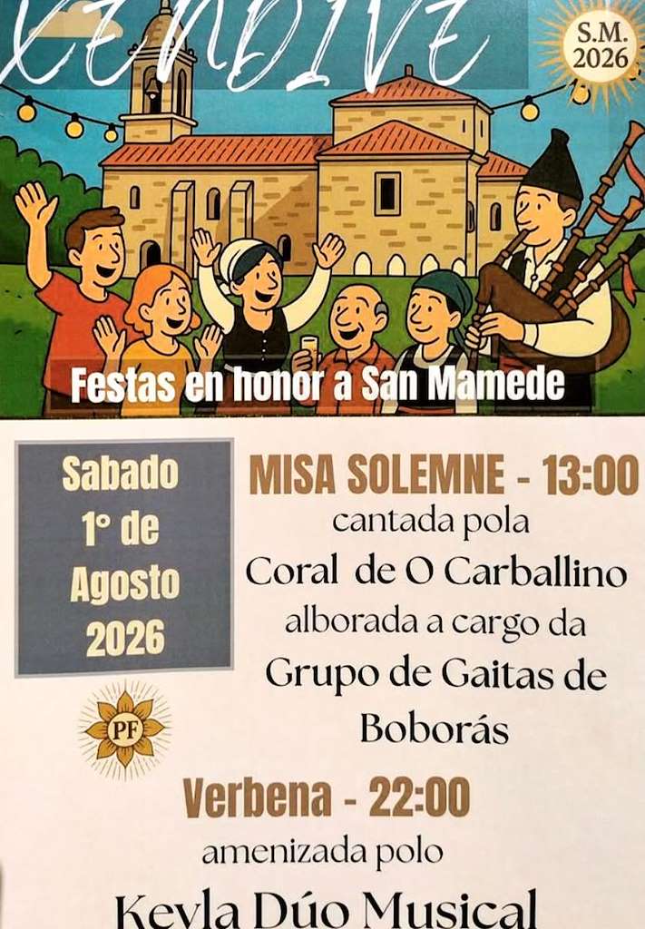 San Mamede de Xendive (2026) en Boborás