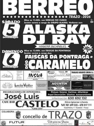 Fechas, información, programa, cartel, imágenes, mapa y ubicación de San Mamede e Santísimo Sacramento de Berreo (2026)  en  Trazo