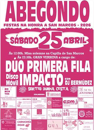 Fechas, información, programa, cartel, imágenes, mapa y ubicación de San Marcos (2026)  en  Abegondo