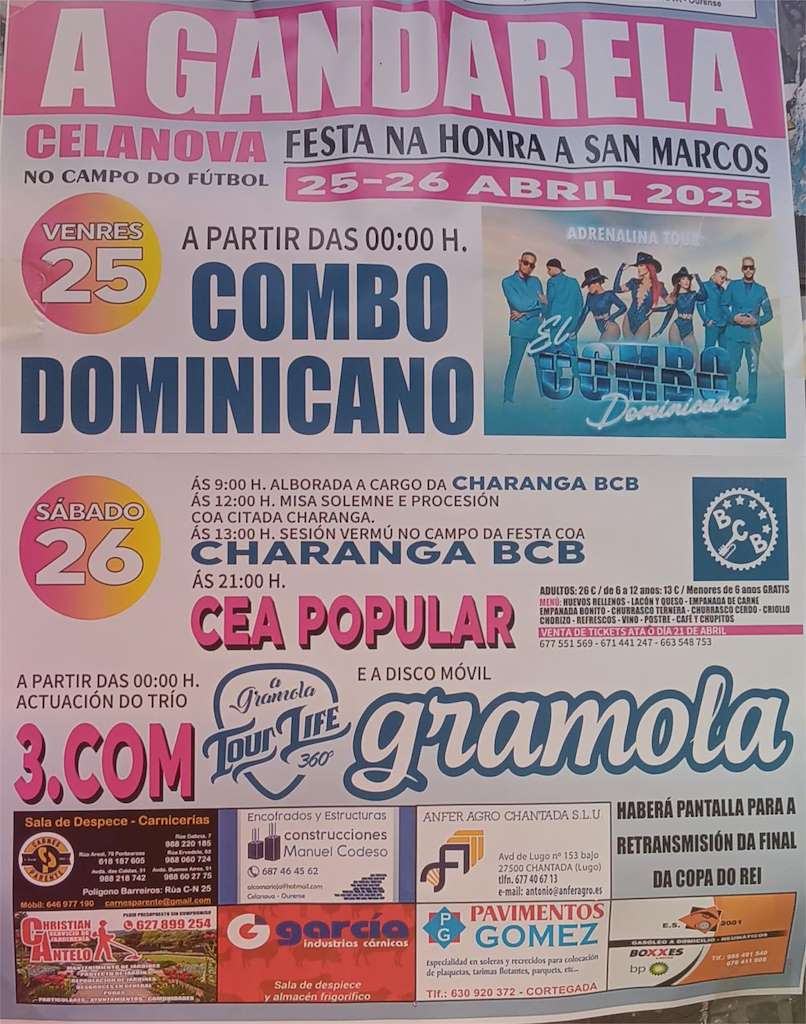 San Marcos de A Gandarela (2025) en Celanova