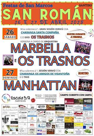 Fechas, información, programa, cartel, imágenes, mapa y ubicación de San Marcos de San Román  en  Santiso
