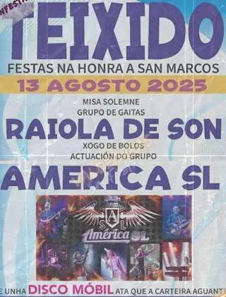Fechas, información, programa, cartel, imágenes, mapa y ubicación de San Marcos de Teixido  en  O Bolo