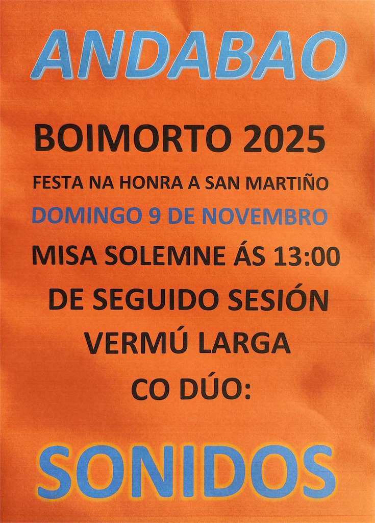 San Martiño de Andabao en Boimorto