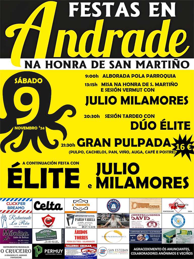 San Martiño de Andrade en Pontedeume