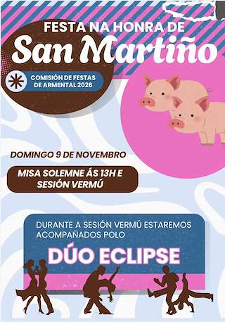 Fechas, información, programa, cartel, imágenes, mapa y ubicación de San Martiño de Armental  en  Vilasantar