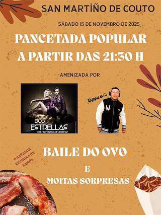 Fechas, información, programa, cartel, imágenes, mapa y ubicación de San Martiño de Couto - III Magosto Popular  (2025)  en  Monterroso