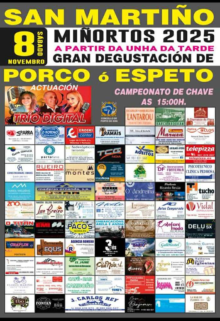 San Martiño de Miñortos en O Porto do Son