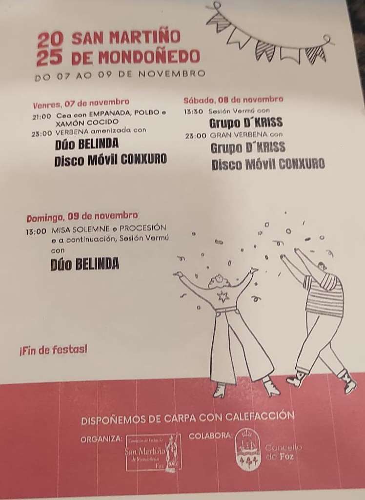 San Martiño de Mondoñedo (2026) en Foz