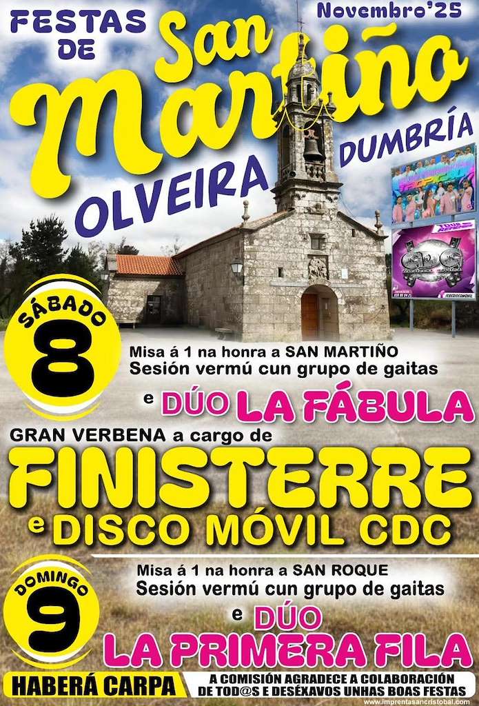 San Martiño de Olveira (2025) en Dumbría