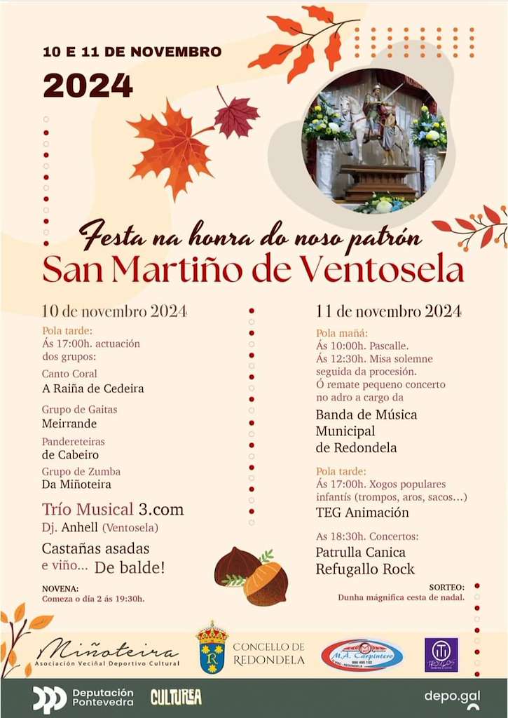 San Martiño de Ventosela en Redondela