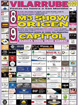 Fechas, información, programa, cartel, imágenes, mapa y ubicación de San Martiño de Vilarrube (2025) en Valdoviño