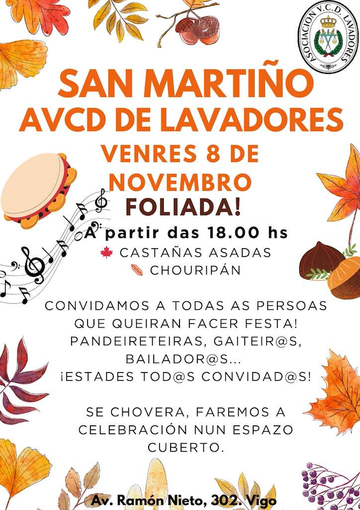 San Martiño e Magosto de Lavadores en Vigo