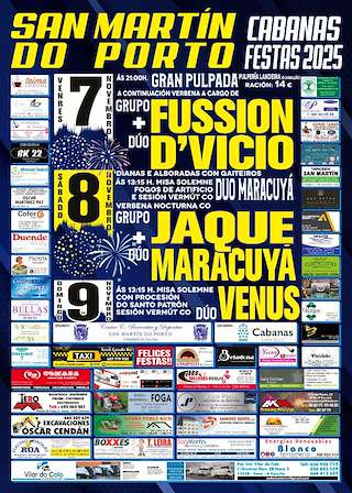 Fechas, información, programa, cartel, imágenes, mapa y ubicación de San Martín do Porto (2025)  en  Cabanas