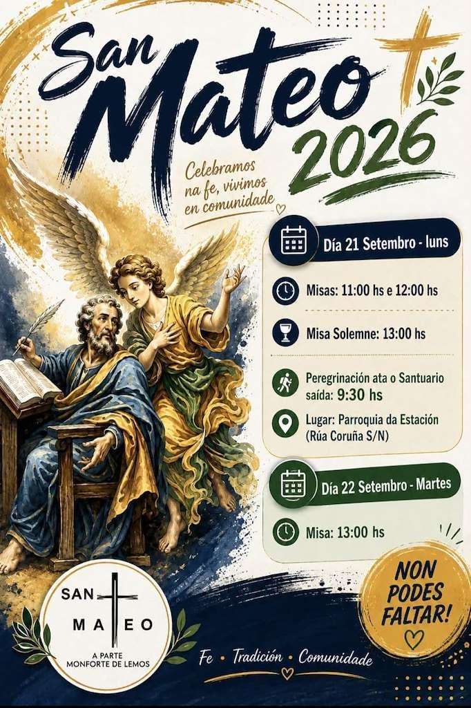 San Mateo de A Parte (2026) en Monforte de Lemos