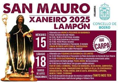 San Mauro de Lampón en Boiro