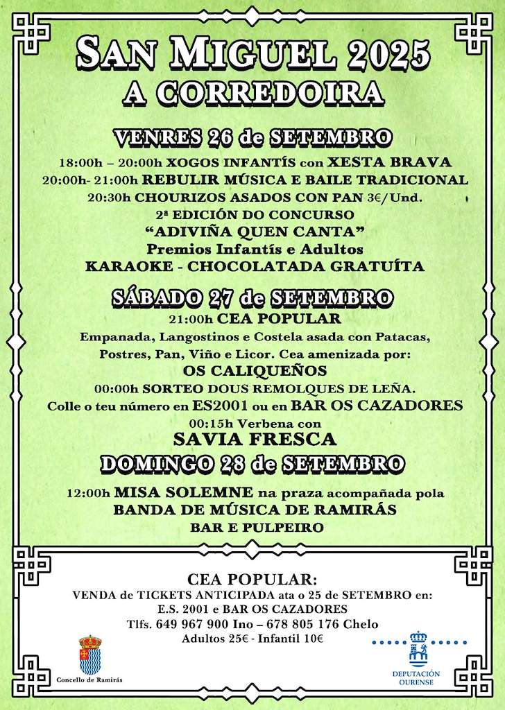 San Miguel de A Corredoira en Ramirás