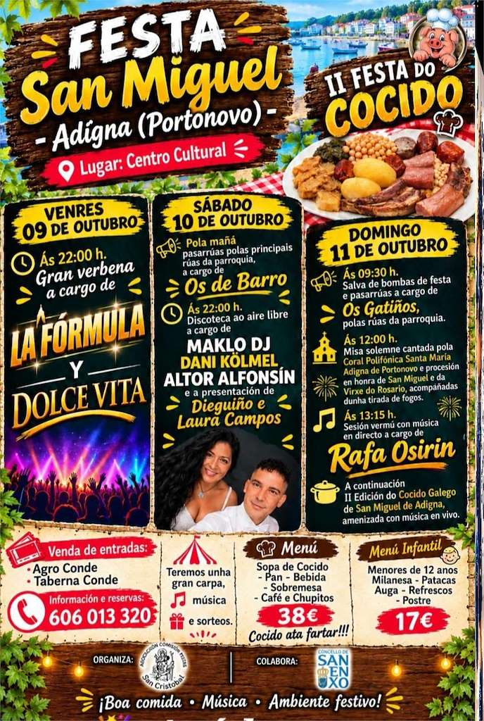 San Miguel de Adina  (2026) en Sanxenxo