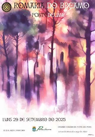 Fechas, información, programa, cartel, imágenes, mapa y ubicación de San Miguel de Breamo  en  Pontedeume