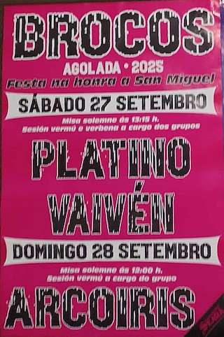 Fechas, información, programa, cartel, imágenes, mapa y ubicación de San Miguel de Brocos  en  Agolada