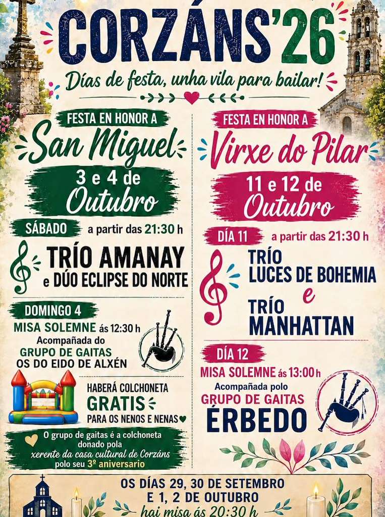 San Miguel de Corzáns (2026) en Salvaterra do Miño