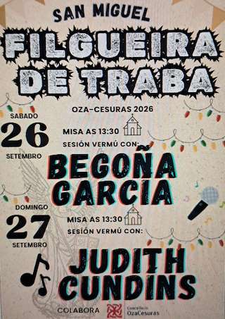 Fechas, información, programa, cartel, imágenes, mapa y ubicación de San Miguel de Filgueira de Traba (2026) en Oza Cesuras