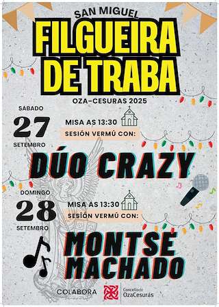 Fechas, información, programa, cartel, imágenes, mapa y ubicación de San Miguel de Filgueira de Traba  en  Oza Cesuras