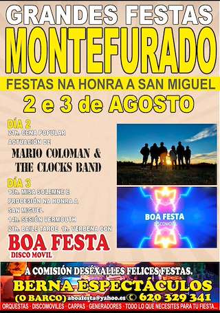 Fechas, información, programa, cartel, imágenes, mapa y ubicación de San Miguel de Montefurado   en  Quiroga