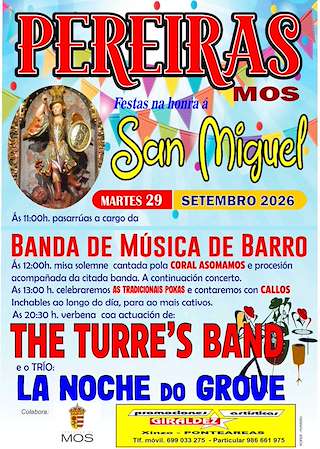 Fechas, información, programa, cartel, imágenes, mapa y ubicación de San Miguel de Pereiras (2026)  en  Mos