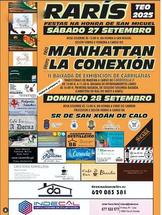 Fechas, información, programa, cartel, imágenes, mapa y ubicación de San Miguel de Rarís   en  Teo