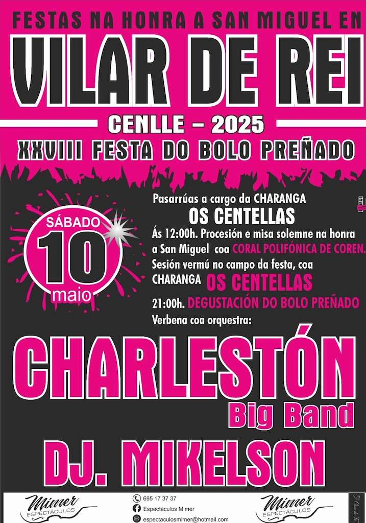 San Miguel de Vilar de Rei - XXVIII Festa do Bolo Preñado (2025) en Cenlle