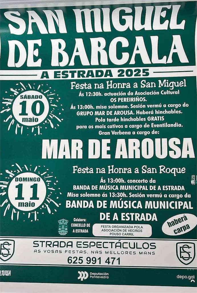 San Miguel e San Roque de Barcala en A Estrada