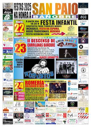 Fechas, información, programa, cartel, imágenes, mapa y ubicación de San Paio de Bañobre  en  Miño