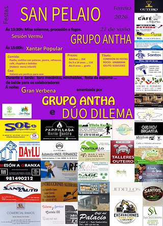 Fechas, información, programa, cartel, imágenes, mapa y ubicación de San Paio de Ferreira (2026) en San Sadurniño