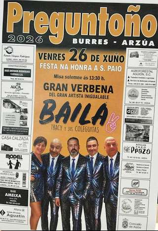 Fechas, información, programa, cartel, imágenes, mapa y ubicación de San Paio de Preguntoño (2026) en Arzúa