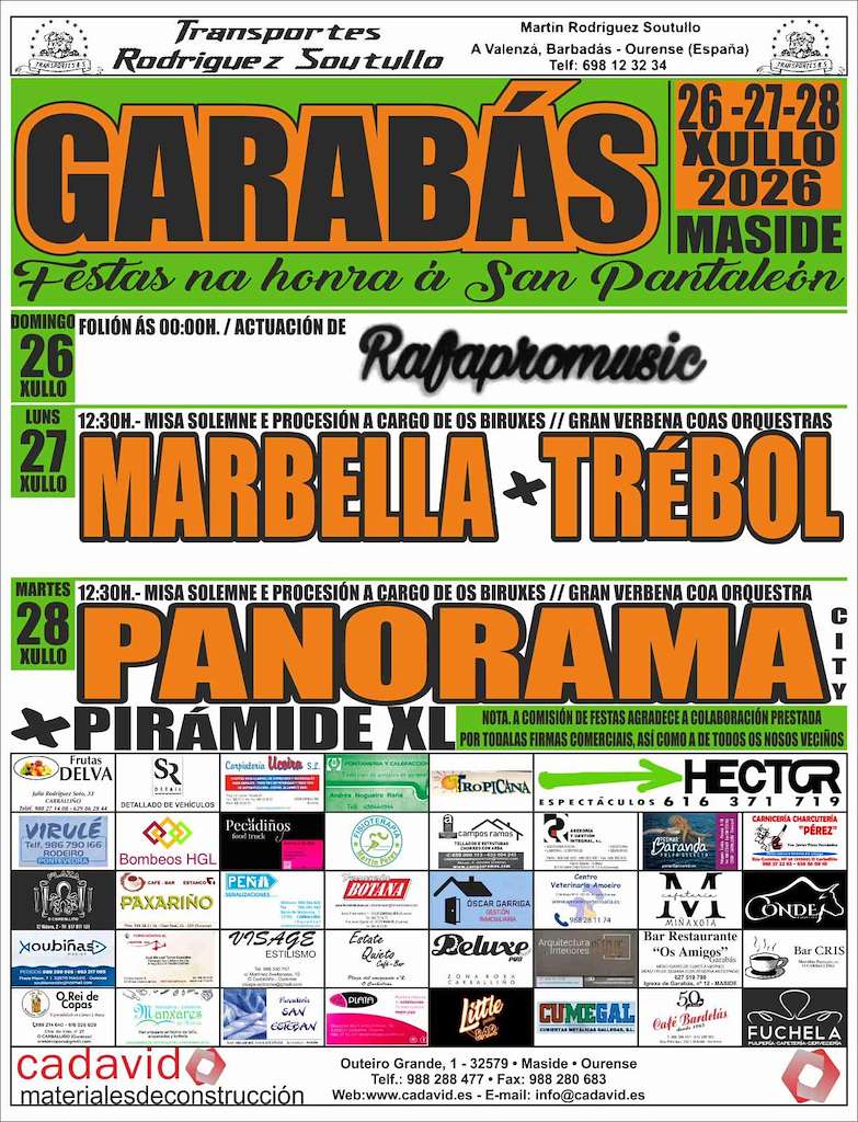 San Pantaleón de Garabás (2026) en Maside