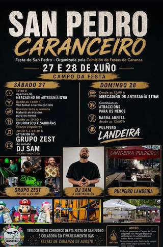 Fechas, información, programa, cartel, imágenes, mapa y ubicación de San Pedro Caranceiro (2026) en Ferrol