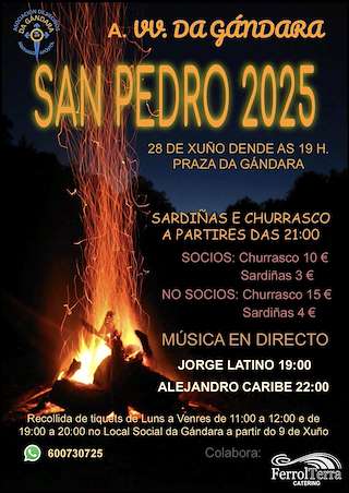 Fechas, información, programa, cartel, imágenes, mapa y ubicación de San Pedro da Gándara  en  Narón