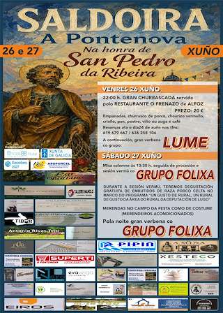 Fechas, información, programa, cartel, imágenes, mapa y ubicación de San Pedro da Ribeira de Saldoira (2026) en A Pontenova