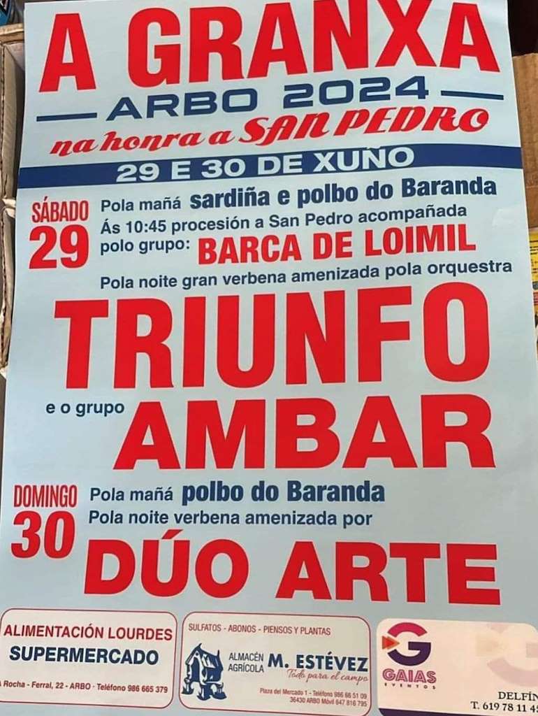 San Pedro de A Granxa en Arbo