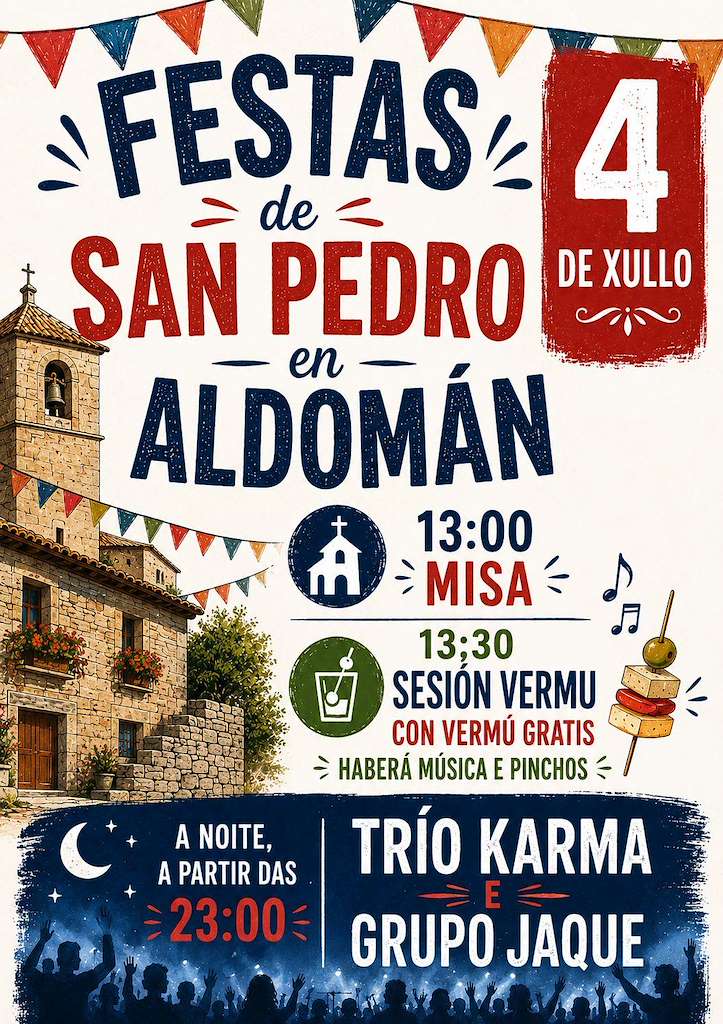 San Pedro de Aldomán  en A Fonsagrada