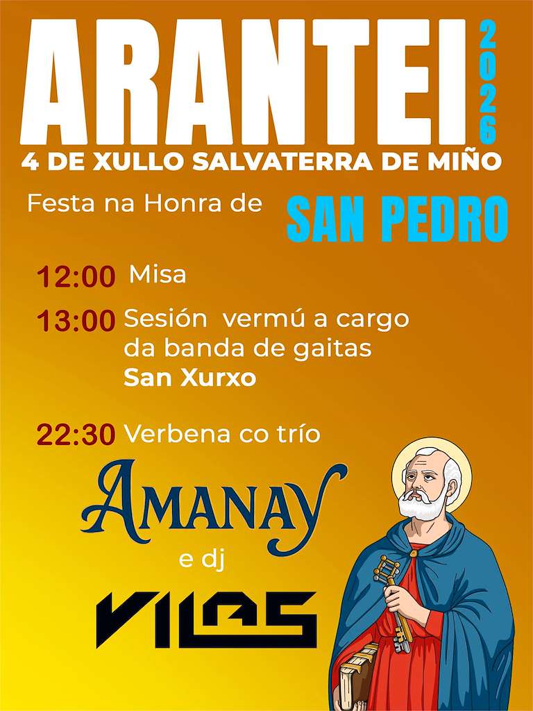 San Pedro de Arantei (2026) en Salvaterra do Miño